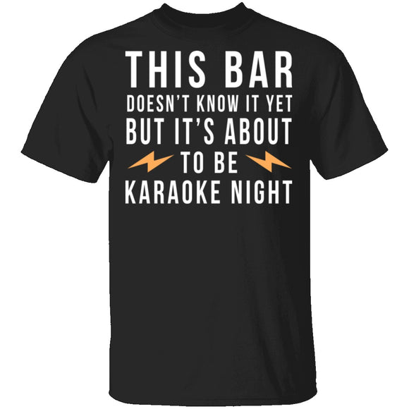 Karaoke Night T-Shirt CustomCat