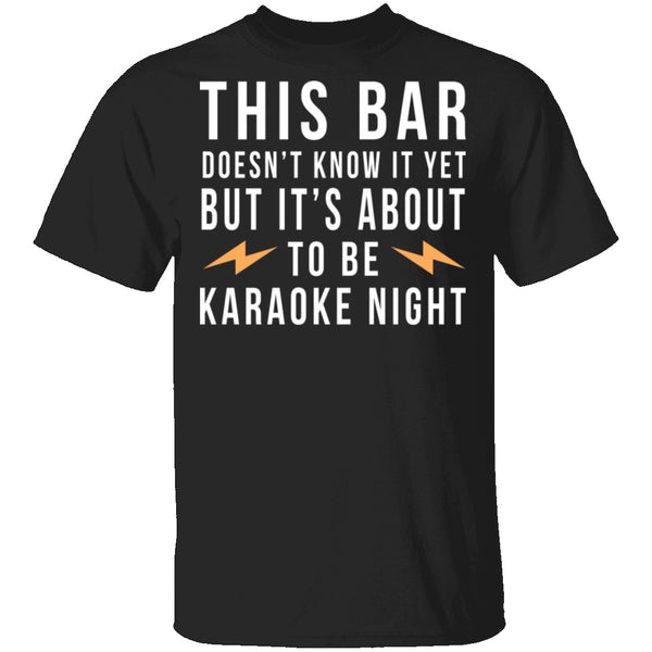Karaoke Night T-Shirt CustomCat