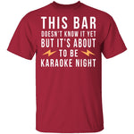 Karaoke Night T-Shirt CustomCat