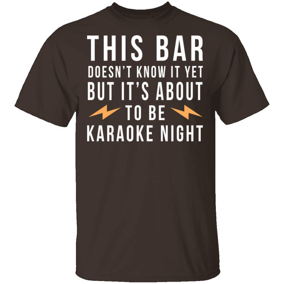 Karaoke Night T-Shirt CustomCat