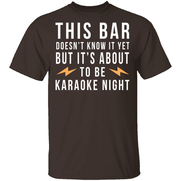 Karaoke Night T-Shirt CustomCat