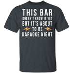 Karaoke Night T-Shirt CustomCat