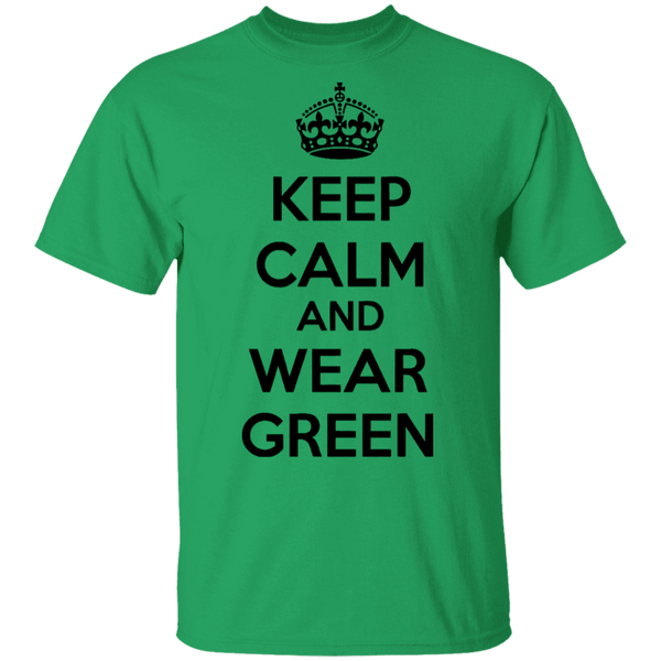 Keep Calm And Wear Green T-Shirt CustomCat