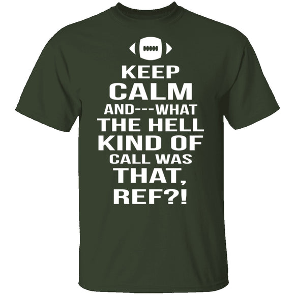 Keep Calm Football T-Shirt CustomCat