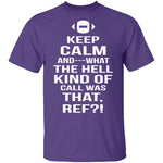 Keep Calm Football T-Shirt CustomCat
