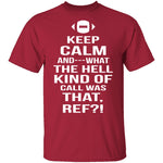 Keep Calm Football T-Shirt CustomCat