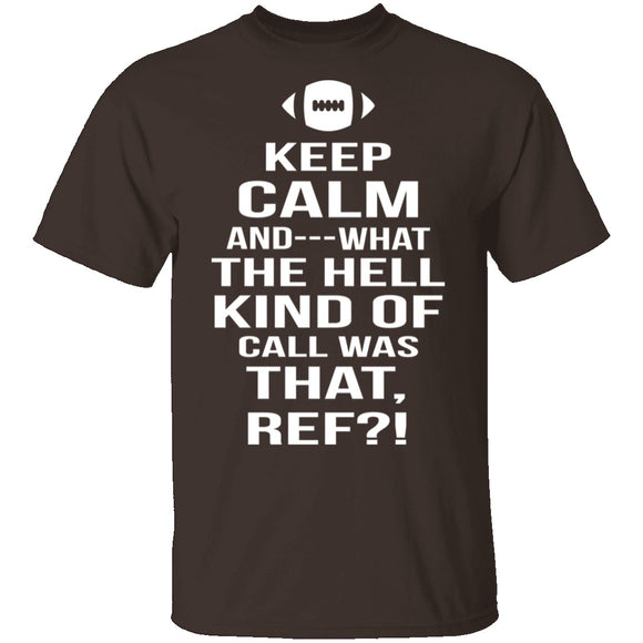 Keep Calm Football T-Shirt CustomCat