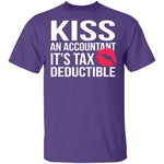 Kiss An Accountant T-Shirt CustomCat