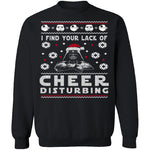 Lack Of Cheer Ugly Christmas Sweater CustomCat