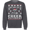 Lack Of Cheer Ugly Christmas Sweater CustomCat