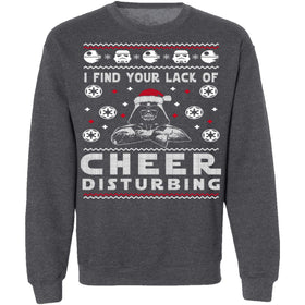 Lack Of Cheer Ugly Christmas Sweater CustomCat