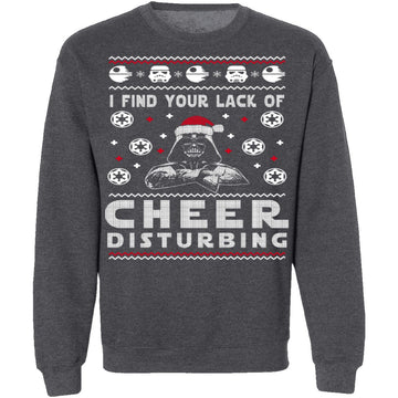 Lack Of Cheer Ugly Christmas Sweater CustomCat
