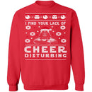 Lack Of Cheer Ugly Christmas Sweater CustomCat