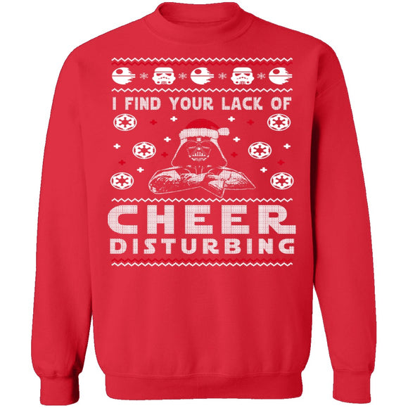 Lack Of Cheer Ugly Christmas Sweater CustomCat