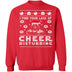 Lack Of Cheer Ugly Christmas Sweater CustomCat