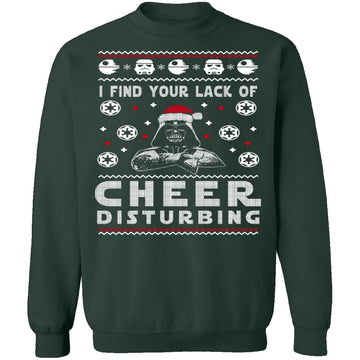 Lack Of Cheer Ugly Christmas Sweater CustomCat