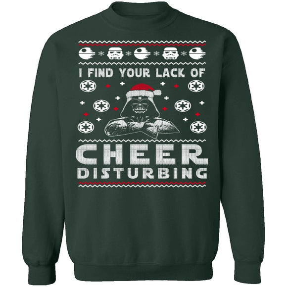 Lack Of Cheer Ugly Christmas Sweater CustomCat
