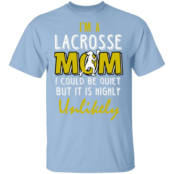 Lacrosse Mom T-Shirt CustomCat