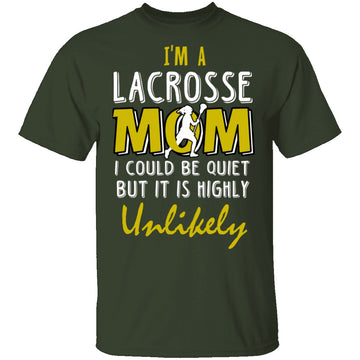 Lacrosse Mom T-Shirt CustomCat