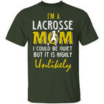 Lacrosse Mom T-Shirt CustomCat
