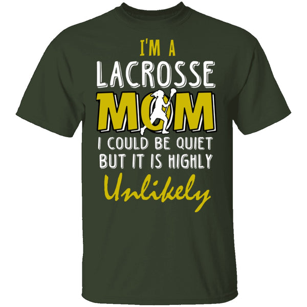 Lacrosse Mom T-Shirt CustomCat