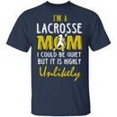Lacrosse Mom T-Shirt CustomCat