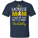 Lacrosse Mom T-Shirt CustomCat