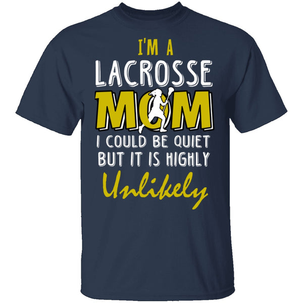 Lacrosse Mom T-Shirt CustomCat
