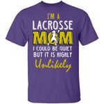 Lacrosse Mom T-Shirt CustomCat