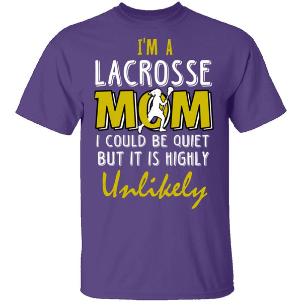 Lacrosse Mom T-Shirt CustomCat