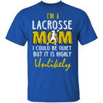 Lacrosse Mom T-Shirt CustomCat