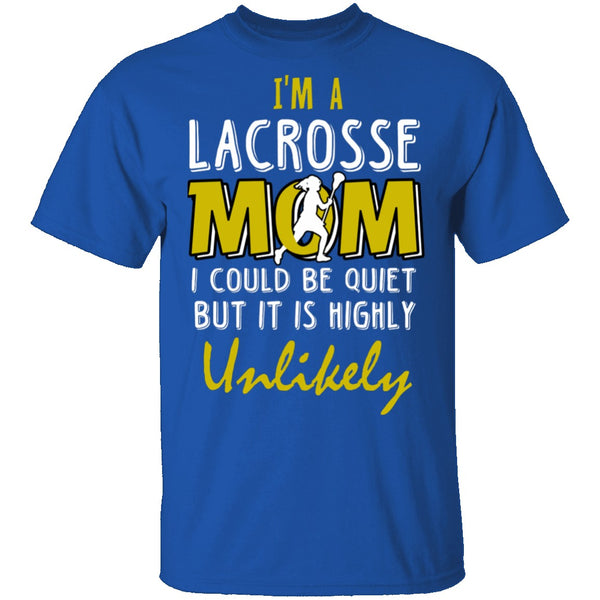 Lacrosse Mom T-Shirt CustomCat