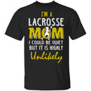 Lacrosse Mom T-Shirt CustomCat