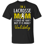 Lacrosse Mom T-Shirt CustomCat