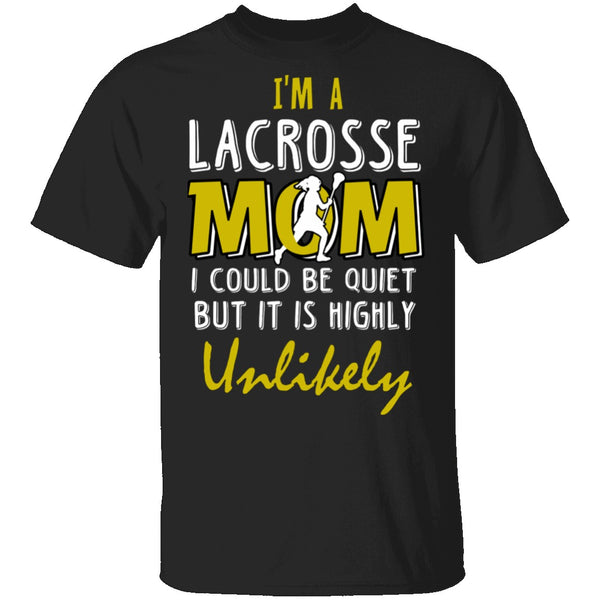 Lacrosse Mom T-Shirt CustomCat