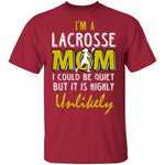 Lacrosse Mom T-Shirt CustomCat