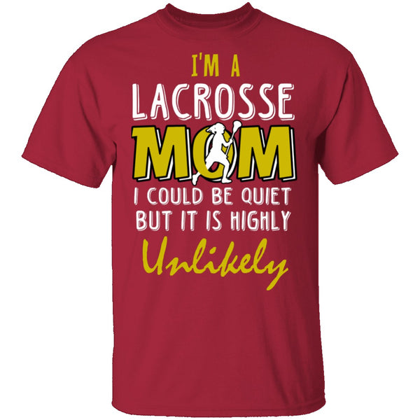 Lacrosse Mom T-Shirt CustomCat