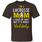 Lacrosse Mom T-Shirt CustomCat