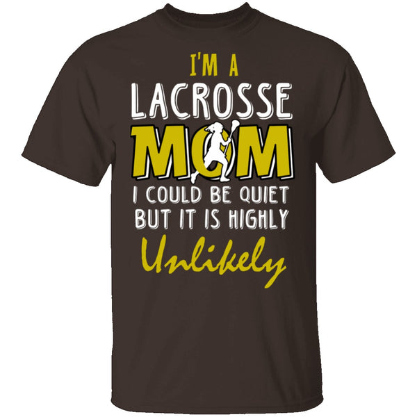 Lacrosse Mom T-Shirt CustomCat