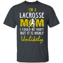 Lacrosse Mom T-Shirt CustomCat
