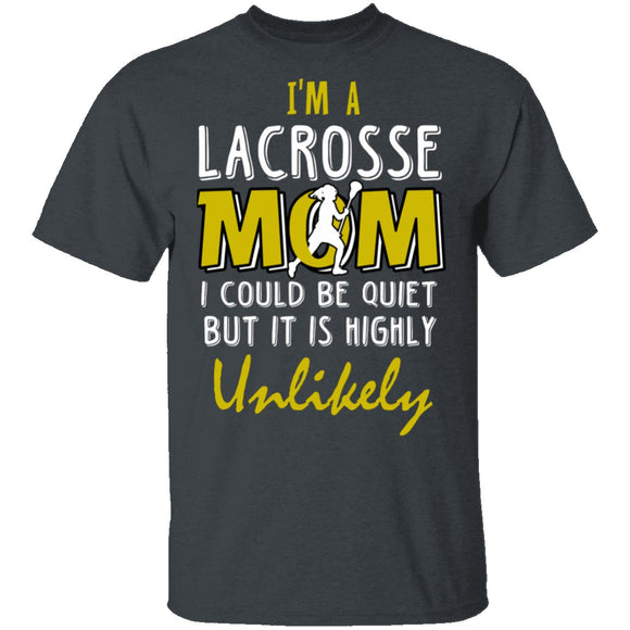 Lacrosse Mom T-Shirt CustomCat