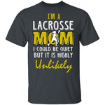 Lacrosse Mom T-Shirt CustomCat