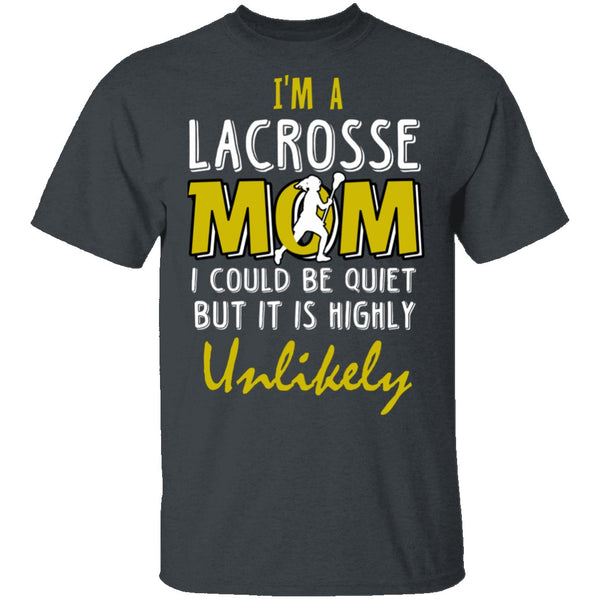 Lacrosse Mom T-Shirt CustomCat