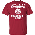 Lawful And Chaotic T-Shirt CustomCat