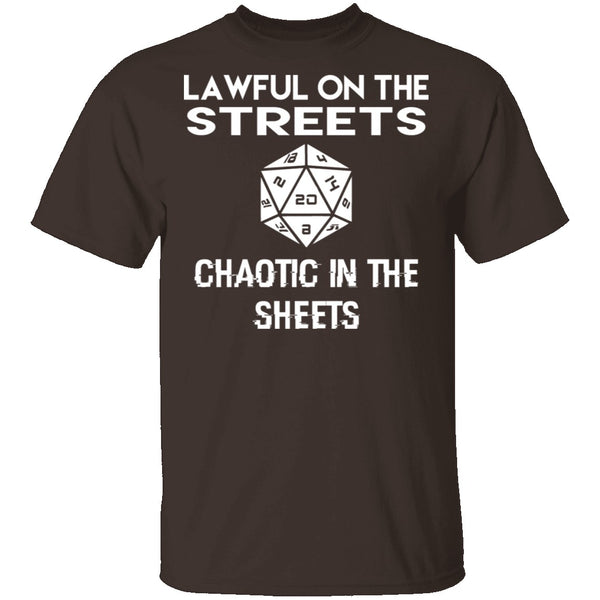 Lawful And Chaotic T-Shirt CustomCat