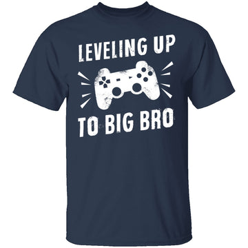 Leveling Up To Big Bro T-Shirt CustomCat