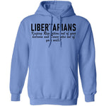 Libertarians Keeping Regulations Out Of Your Bedroom And Democrats Out Of Your Wallet T-Shirt CustomCat