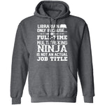 Librarian Ninja T-Shirt CustomCat