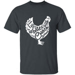 Life Is Better With Chickens Around T-Shirt CustomCat