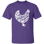 Life Is Better With Chickens Around T-Shirt CustomCat